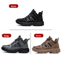 Sepatu Hiking Pria Trendi dan Bernapas untuk Penggunaan Industri, Sepatu Safety untuk Industri, Laris Manis