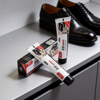 Cirage pour chaussures Plant Aromatic Black Bull en tube, à l'essence végétale naturelle, longue durée, parfum frais