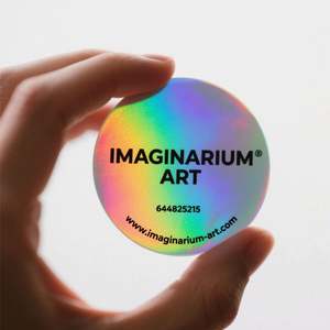 Etiqueta Transparente con Logotipo de Marca, Etiqueta Redonda de Vinilo Transparente Personalizada en Rollo para Vasos - Product Image 6