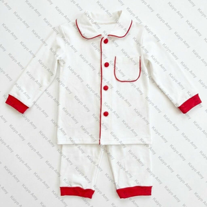 Set <span class=keywords><strong>Pigiama</strong></span> per Bambini con Tasche, Abbigliamento Casual per Bambini, Set <span class=keywords><strong>Pigiama</strong></span> in Morbido <span class=keywords><strong>Cotone</strong></span> per Ragazzi, Pigiami Coordinati per Famiglia - Product Image 5
