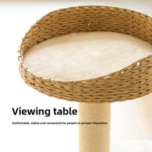 Bingkai panjat kucing vertikal kustom Modern grosir papan cakar <span class=keywords><strong>Sisal</strong></span> anak kucing terintegrasi tiang garuk kucing tahan aus - Product Image 4