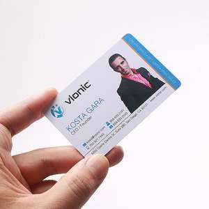 Cartes de visite en PVC pour spécialistes du référencement, marketing de recherche et identité - Product Image 6