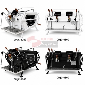 Máquina de Café Espresso Profesional Italiana 2 en 1 para Cappuccino, para Negocios de Cafeterías - Product Image 2