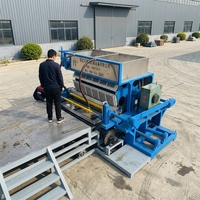 Machine de moulage sur mesure pour la fabrication de barquettes à œufs, à cavités multiples réglables, spécifications ajustables pour diverses demandes d'emballage de produits quotidiens
