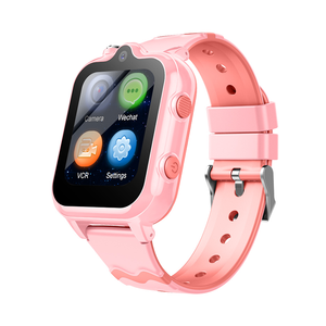 <b>Kids</b> 4G Square Smart Watch D35 for Children Safety GPS HD Dual Camera LBS WiFi Video Call Alarm <b>Clock</b> Silicone Strap - Product Image 2