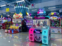 Machine à prix pour 4 joueurs, jeu d'arcade commercial d'intérieur pour attraper des cadeaux