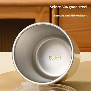 แก้วกาแฟสแตนเลส 304 แบบมีฝาปิดพร้อมหลอด ขนาด 380 มล. ลายแพนด้าน่ารัก  แบบสองชั้นเก็บความร้อน/เย็น  สำหรับเดินทางและใช้ในออฟฟิศ  พร้อมโลโก้สั่งทำได้ - Product Image 4