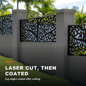 Modern Decorative Laser Cut Fence <b>Screens</b> Architectural <b>Privacy</b> Fencing for Villa <b>Gardens</b> Courtyards and Property Boundaries - Product Image 4