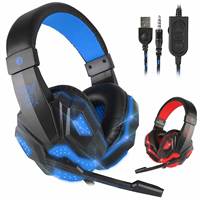 Headset Gaming Nirkabel Soyto 2.4G Terbaik, Mode Ganda, Ear Over Ear, Latensi Rendah, Mikrofon Dapat Disesuaikan, Untuk Olahraga & DJ