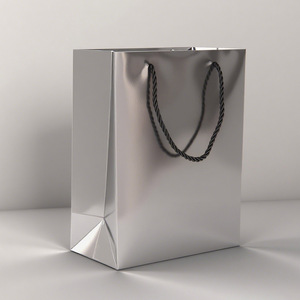 Bolsa de Embalaje para Pequeños Artículos de Belleza, Bolsa para Accesorios de Moda, Pedido Pequeño, Logotipo Personalizado, Bolsa Cosmética Plateada Metálica - Product Image 5