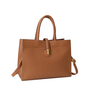 Sac fourre-tout en PU pour femme, printemps-été, doublure en polyester texturé, grande capacité, sac à bandoulière pour les trajets quotidiens - Product Image 6