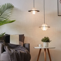 Mini lampe suspendue en verre planète, éclairages créatifs pour l'étude et la salle à manger JY9127