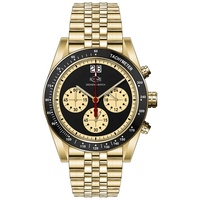 Concevoir votre propre montre japon VK73 chronographe à quartz montre homme montres personnalisées