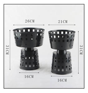 Atacado de plástico buquê material de embalagem balde, arranjo de flores recipiente barril arranjo de flores moldes - Product Image 2