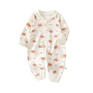 Body para bebé de algodón puro, mono unisex de manga larga para recién nacido, ropa de primavera y otoño - Product Image 5