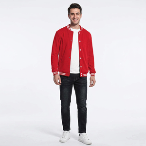 Veste Bomber Vintage Latterman en Laine Polaire Chenille Brodée pour Hommes, Style Streetwear, Hiver - Product Image 1