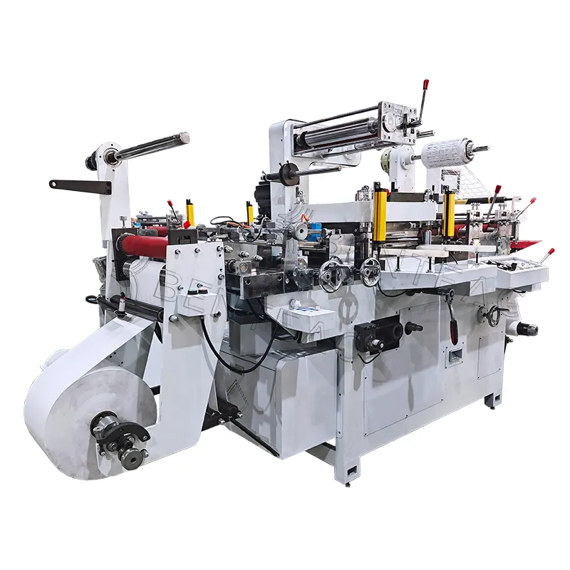 Hoge Snelheid Film Snijmachine Kleine Machine Voor Afdrukken En Snijden Rollabels Roterende Matrijzen Snijmachine Automatische