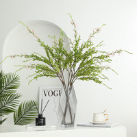 Vente en gros d'usine, plante artificielle Yucca multi-branches, plante verte en plastique, fleur en caoutchouc souple, décoration de salon, arrangement de plantes