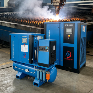 220V Portable Screw 20HP 8 <b>Bar</b> Suitable for Automotive Grinding Tools Customizable High Efficiency - Product Image 6