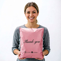 Offre Spéciale – Sacs d'expédition roses personnalisés en polyéthylène pour vêtements, avec bande auto-adhésive, étanches, en LDPE, enveloppes de livraison, sacs de coursier avec logo