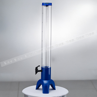 Distributeur de boissons en plastique commercial 3L, design transparent, robinet à débit facile pour hôtels, banquets, événements de restauration