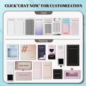 Nhà Máy Giá Cá Nhân De Cils Lash Khay Bán Buôn Matte Tối Màu Đen Khối Lượng Cashmere Lụa Lông Mi Mở Rộng - Product Image 4