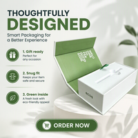 Boîte d'emballage de montre de luxe écologique réutilisable en carton avec fermeture magnétique