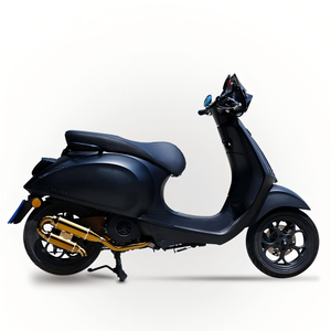 Système d'échappement complet en alliage de titane noir/doré pour <span class=keywords><strong>VESPA</strong></span> Primavera 125 150 300, silencieux d'échappement moto 2013-2024 - Product Image 2