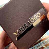 Étiquettes autocollantes personnalisées en vinyle imperméable, impression par transfert, logo, décalcomanie, image 3D, transférable UV pour cosmétiques, cadres photo, bougies