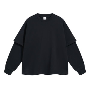 חולצות טי ארוכות שרוולים, בהתאמה אישית, פוליאסטר/כותנה, חלקות, ייבוש מהיר, נושמות, גזרה צמודה, טכניקת כביסה, <span class=keywords><strong>DDP</strong></span> - Product Image 3