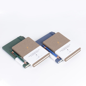 New Minimal A5 Business <strong>Notebook</strong> With Waistband Fabric Meeting <strong>Notebook</strong> Durable Office Style <strong>Notebook</strong> - Product Image 4