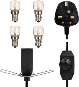 <span class=keywords><strong>Cable</strong></span> de Extensión de 1.8M 13A con Enchufe del Reino Unido y Portalámparas E27, <span class=keywords><strong>Cable</strong></span> con Interruptor de Atenuación para Lámpara de Mesa y Lámpara Colgante de Interior con Enchufe del Reino Unido - Product Image 6