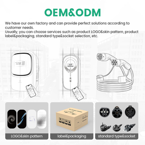 22kw Wall-Mounted EV Charger 32A Fast Vehicle <b>Car</b> Charging Station Home Smart APP WIFI OCPP for BYD Seal Model S Y OEM - Product Image 2