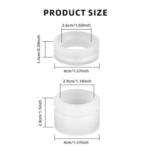 1SET Outil de remplissage de capsules de café Support de remplissage et d'étanchéité Matériau PP Accessoires de café - Product Image 3