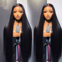 Perruques en cheveux humains bouclés ondulés densité 200, avec dentelle HD, vierges brutes, cuticules alignées, perruque frontale en dentelle sans colle, dentelle suisse HD