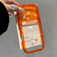Coque de téléphone de luxe transparente et colorée avec pare-chocs souple brillant pour iPhone 18 Pro 17 16 15 14 13 12 11 Pro Max – Housse antichoc transparente
