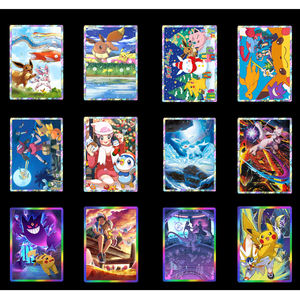 <span class=keywords><strong>Carte</strong></span> 3D gravée et imprimée, jeu de société, cadeau, Pokemoned Funism, personnalisation en gros, <span class=keywords><strong>carte</strong></span> Eif origins pop Pokemoned Fan Art - Product Image 3