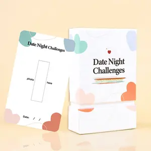 Individuelle 52 Date Night Paar-Ideen Kartenspiele für Paare einzigartige Date-Deck-Kratzkarten romantische Paare Geschenke