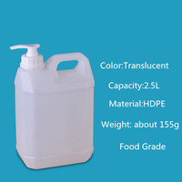 Bouteille en plastique HDPE carrée de 10 litres pour eau, alcool, huile, avec pompe, fabriquée en usine 1 2 3 4 5 6