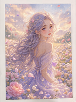Puzzle personnalisé pour adultes sur le thème des bandes dessinées, 500 pièces, en carton bleu, avec graphiques personnalisés du fabricant