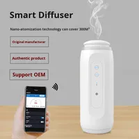 Diffuseur d'arômes automatique de bureau en métal de 100 ml, minuterie, machine à parfum pour les toilettes, diffuseur d'huiles essentielles, contrôlé par application, batterie