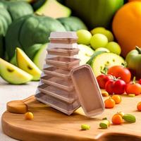 Barquettes en papier kraft pour aliments, contenants à emporter, boîtes à salade et à sushi en papier