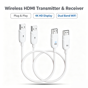 Émetteur et récepteur <span class=keywords><strong>HDMI</strong></span> sans fil, câble Plug&Play, WiFi 2.4G/5G, extension <span class=keywords><strong>HDMI</strong></span> sans fil pour ordinateur portable, PC vers TV, projecteur, moniteur - Product Image 1