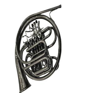 Transposición de B a F Instrumento de cuerno dividido de doble caña Acabado de superficie de cuerno francés Níquel negro - Product Image 4