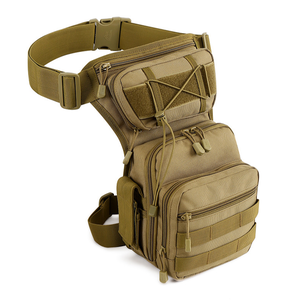 DFB07185 Black Camouflage Green Khaki Brown CP Camouflage Night Black Camo <b>Cargo</b> Men Outdoor Sports Men Waist <b>Bag</b> - Product Image 5