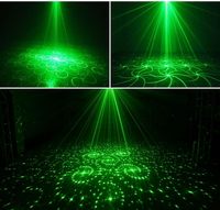 Projecteur PAR à 28 LED, lumière laser DJ, guirlande lumineuse LED, lumières de fête, disco avec télécommande, activé par le son, pour bar, club, événements festifs | YSH