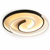 Plafonnier LED en acrylique ultra-fin, design carré, haute luminosité, fonctionnalités intelligentes pour la maison, style moderne simple, IP33, télécommande