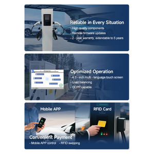 เครื่องชาร์จรถยนต์ไฟฟ้า Eondrive AC EV Charger แบบเร็ว 44 กิโลวัตต์ สำหรับลานจอดรถ - Product Image 3