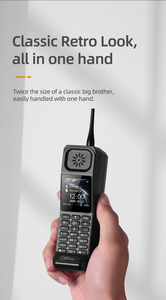 Cellulare H999 mini phone Dual SIM Classico Piccolo Altoparlante Banca di Potere Forte Torcia Vibrazione Video Russo Del Telefono Mobile Chiave - Product Image 2