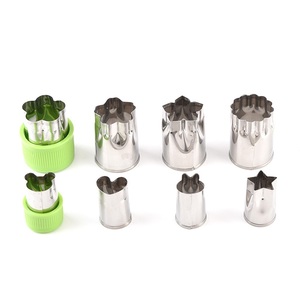 Mini set di tagliabiscotti per frutta e verdura in acciaio inossidabile da 10 pezzi - Product Image 5